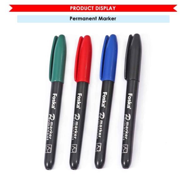 4 colors Oil Based Permanent Marker Set