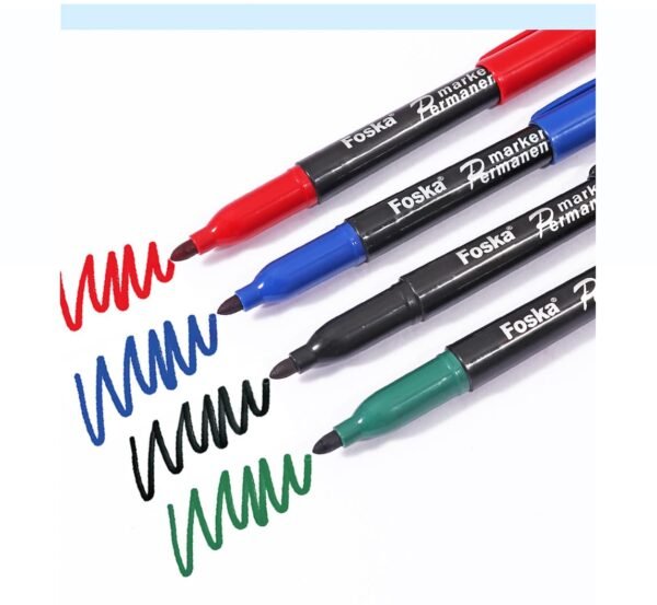 4 colors Oil Based Permanent Marker Set - Image 2